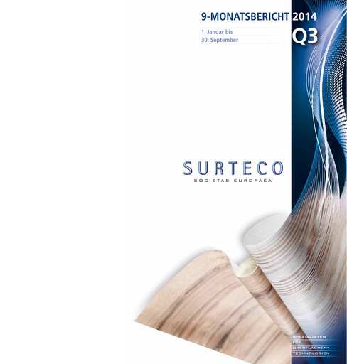 Thumbnail Surteco Group Quarterly Report 2014-q3