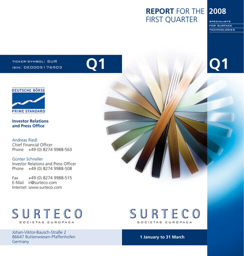 Thumbnail Surteco Group Quarterly Report 2008-q1