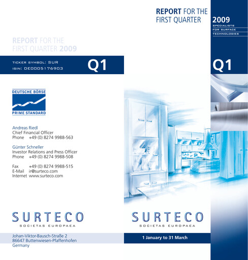 Thumbnail Surteco Group Quarterly Report 2009-q1