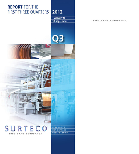 Thumbnail Surteco Group Quarterly Report 2012-q3
