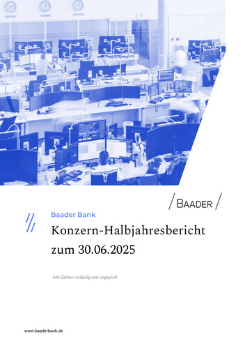 Thumbnail Baader Bank Half-year Report 2025