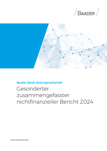 Thumbnail Baader Bank Sustainability Report 2024