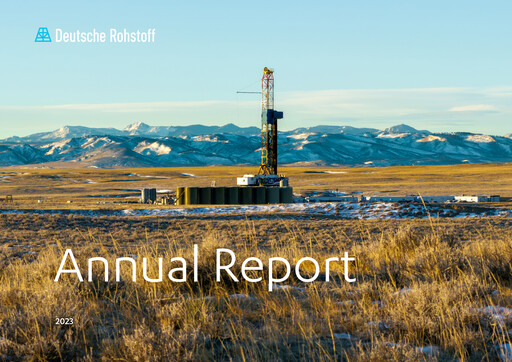 Thumbnail Deutsche Rohstoff Annual Report 2023