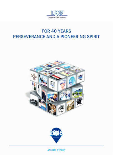 Thumbnail LPKF Laser & Electronics Annual Report 2016