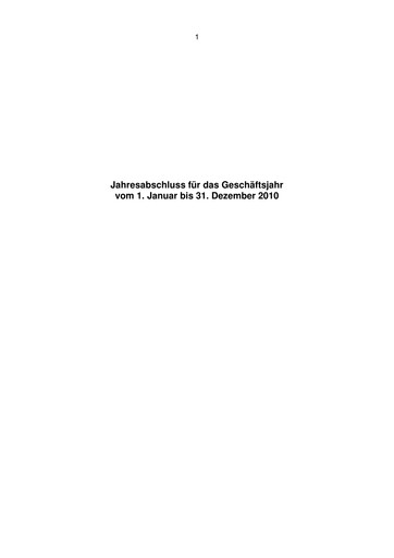 Thumbnail LPKF Laser & Electronics Financial Statement 2010