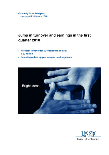 Thumbnail LPKF Laser & Electronics Quarterly Report 2010-q1