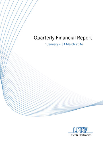 Thumbnail LPKF Laser & Electronics Quarterly Report 2016-q1