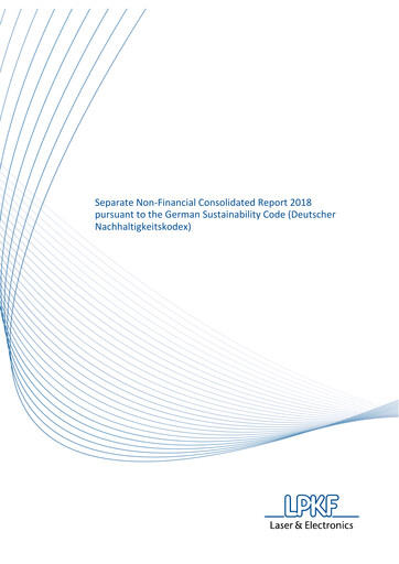 Thumbnail LPKF Laser & Electronics Sustainability Report 2018