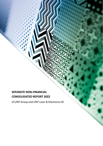 Thumbnail LPKF Laser & Electronics Sustainability Report 2022