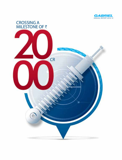 Thumbnail Gabriel India Annual Report 2018-2019