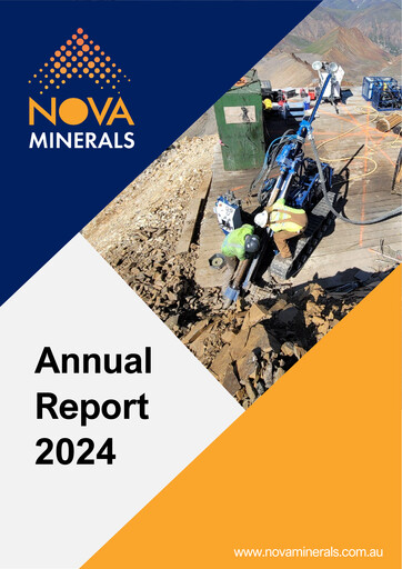 Thumbnail Nova Minerals Annual Report 2024