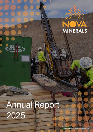 Thumbnail Nova Minerals Annual Report 2025