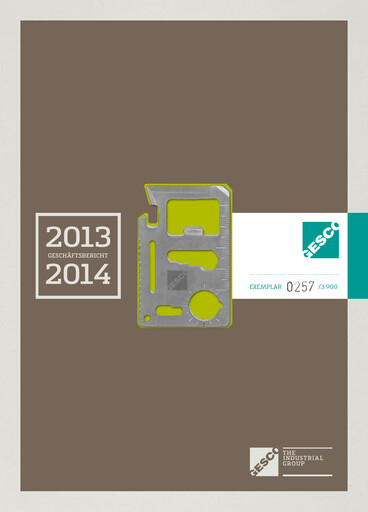 Thumbnail Gesco SE Annual Report 2013-2014
