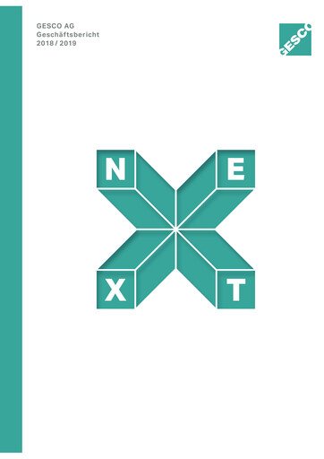 Thumbnail Gesco SE Annual Report 2018-2019