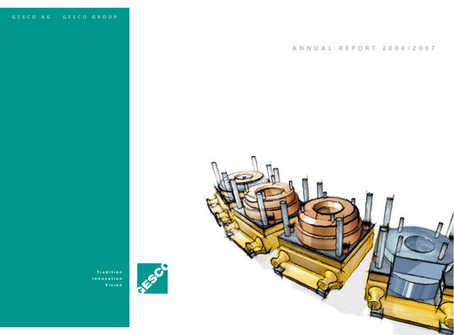 Miniature Gesco SE Rapport annuel 2006-2007