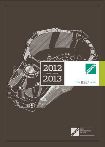 Miniature Gesco SE Rapport annuel 2012-2013