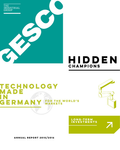 Miniature Gesco SE Rapport annuel 2015-2016
