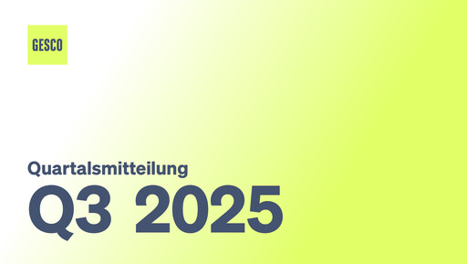 Thumbnail Gesco SE Quarterly Report 2025-q3