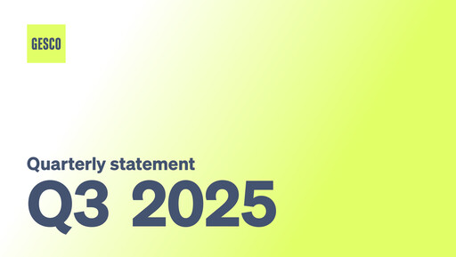 Miniature Gesco SE Rapport trimestriel 2025-q3