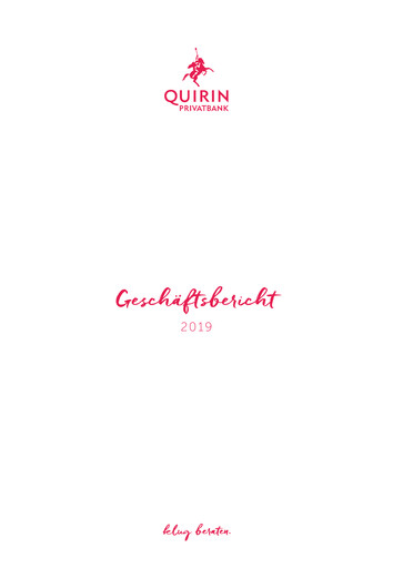Thumbnail Quirin Privatbank Annual Report 2019