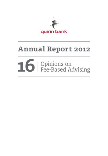 Thumbnail Quirin Privatbank Annual Report 2012