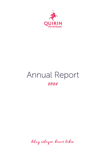 Thumbnail Quirin Privatbank Annual Report 2024