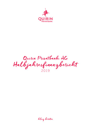 Thumbnail Quirin Privatbank Half-year Report 2019-h1