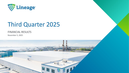 Vorschaubild Lineage Quartalsbericht 2025-q3