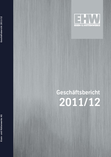 Thumbnail Eisen- und Hüttenwerke Annual Report 2011-2012