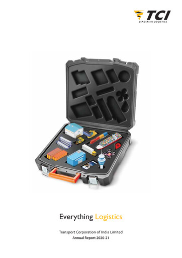 Thumbnail Transport Corporation of India
 Annual Report 2020-2021