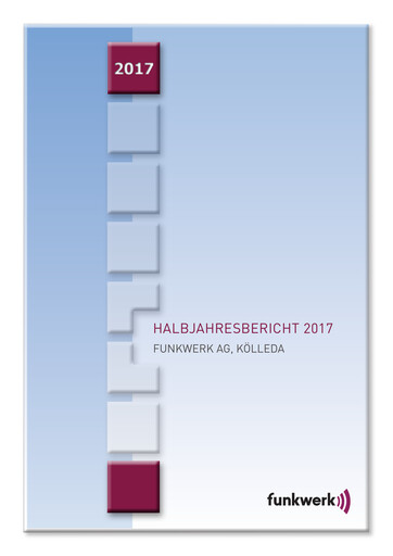 Miniature Funkwerk AG Rapport semestriel 2017-h1