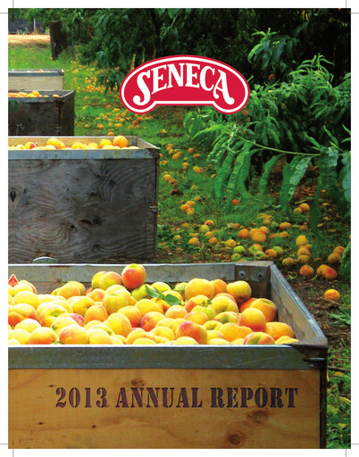 Thumbnail Seneca Foods
 Annual Report 2013