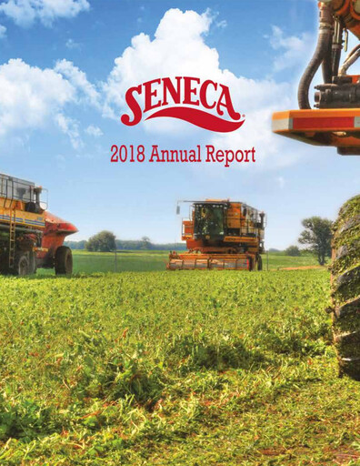 Thumbnail Seneca Foods
 Annual Report 2018