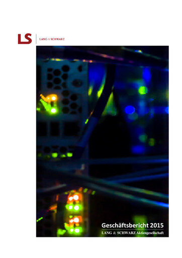 Thumbnail Lang & Schwarz Annual Report 2015