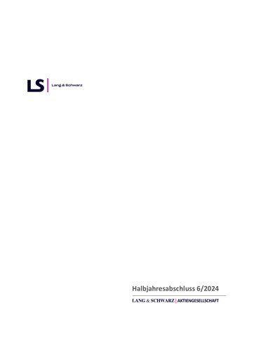 Thumbnail Lang & Schwarz Half-year Report 2024-h1