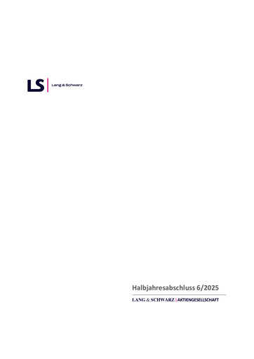 Thumbnail Lang & Schwarz Half-year Report 2025-h1