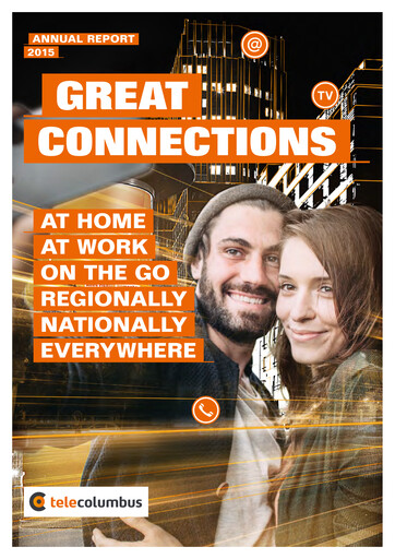 Thumbnail Tele Columbus Annual Report 2015