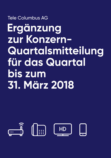 Miniature Tele Columbus Rapport trimestriel 2018-q1