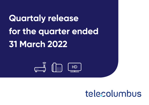 Miniature Tele Columbus Rapport trimestriel 2022-q1