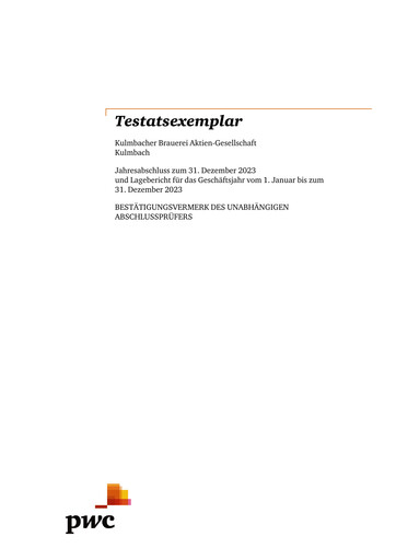 Thumbnail Kulmbacher Brauerei Financial Statement 2023