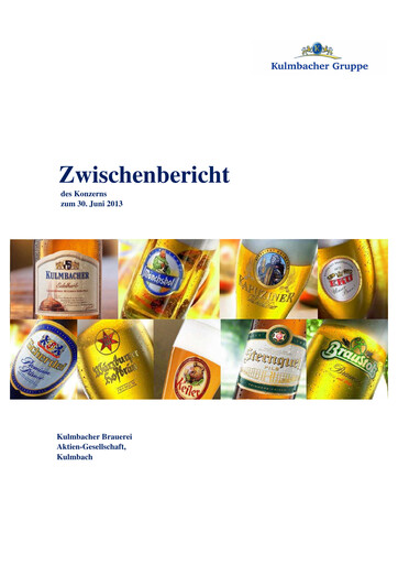 Thumbnail Kulmbacher Brauerei Half-year Report 2013-h1
