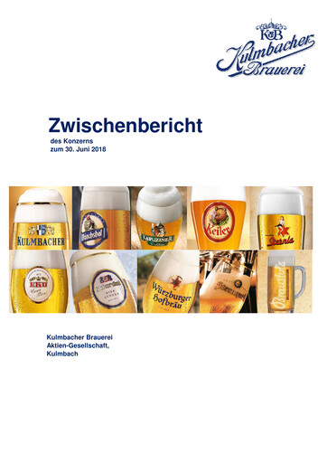 Thumbnail Kulmbacher Brauerei Half-year Report 2018-h1