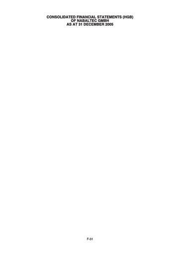 Thumbnail Nabaltec Financial Statement 2005