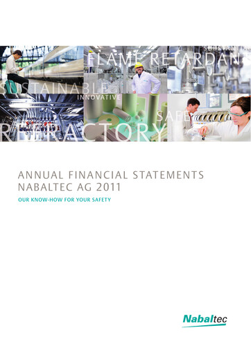 Thumbnail Nabaltec Financial Statement 2011