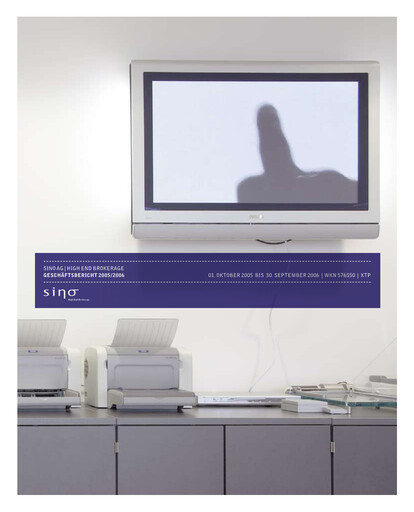 Miniature Sino AG Rapport annuel 2005-2006