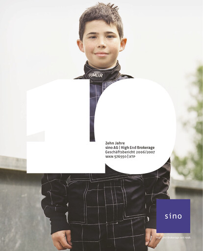 Miniature Sino AG Rapport annuel 2006-2007