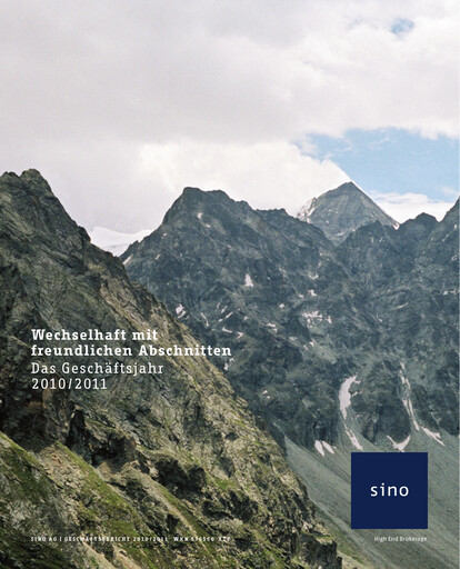 Miniature Sino AG Rapport financier 2010-2011