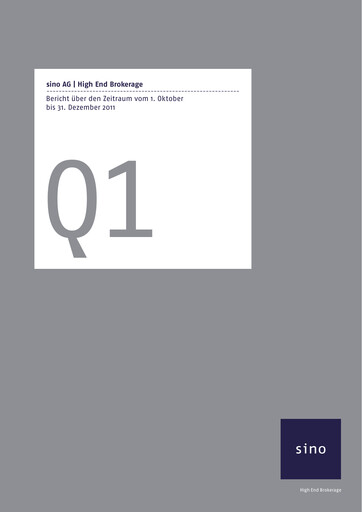 Thumbnail Sino AG Quarterly Report 2011-2012-q1