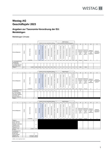 Thumbnail Westag AG ESG Report 2023