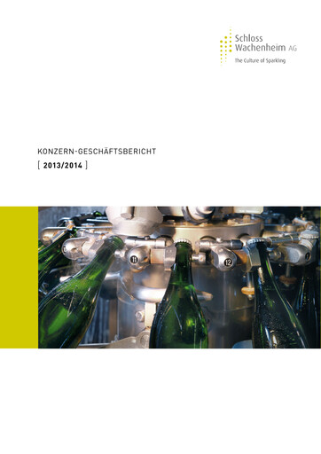 Thumbnail Schloss Wachenheim Annual Report 2013-2014